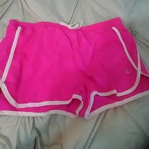 Pink swim shorts